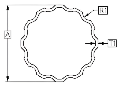 Tube - Fluted